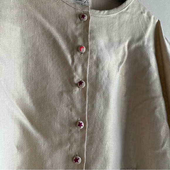 Circa 26 by Skippy Cotton oversized 100% linen tunic - Picture 3 of 9